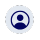 An icon depicting a user profile silhouette on a light background.